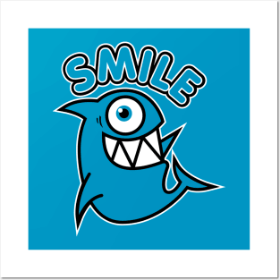 Shark Smile Posters and Art